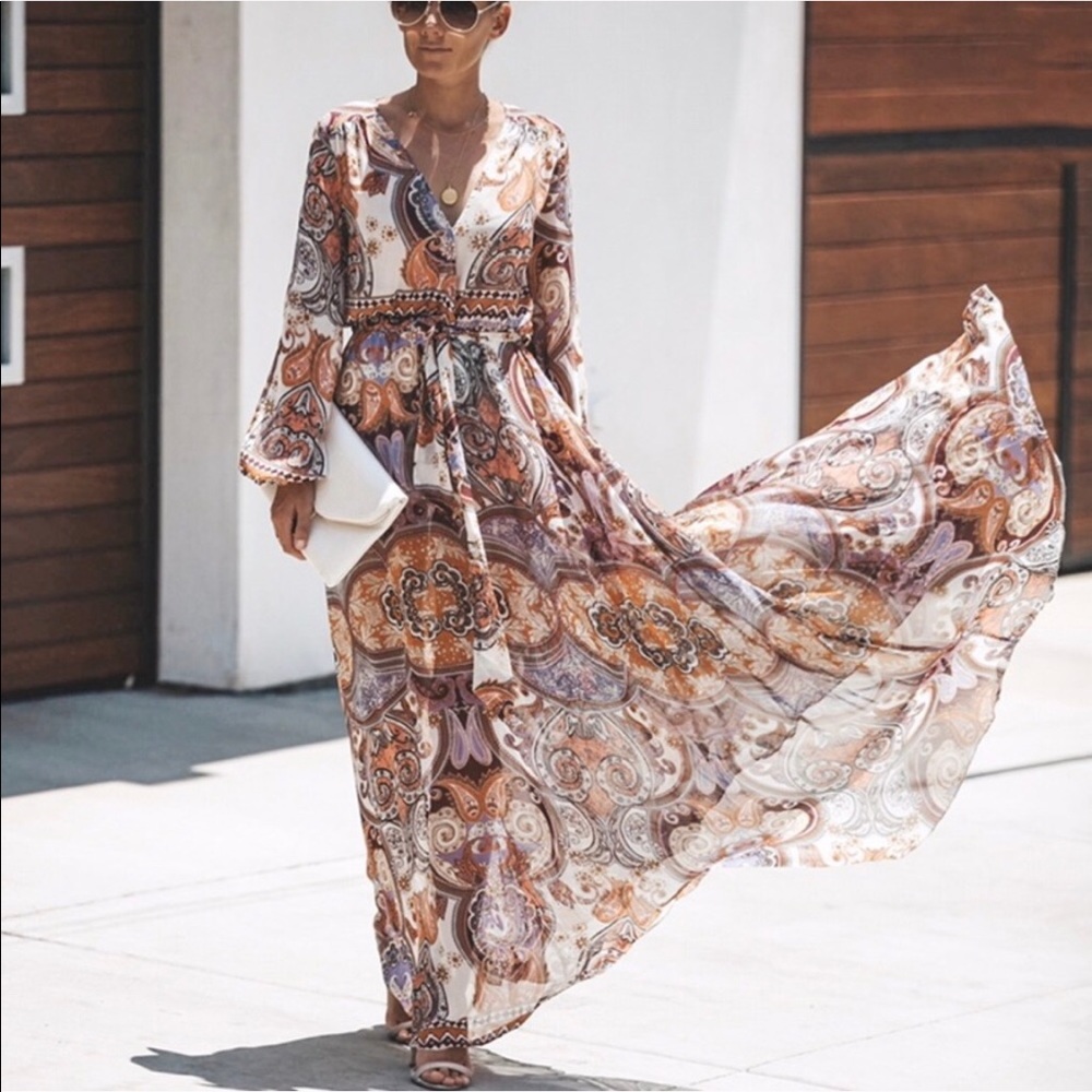 Vici Wrap Maxi Dress